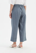 Load image into Gallery viewer, Tirelli Cropped Wide Leg Pant Denim Blue
