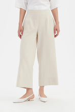 Load image into Gallery viewer, Tirelli Cropped Wide Leg Pant Neutral
