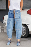M. A. Dainty Trucker Pant Denim