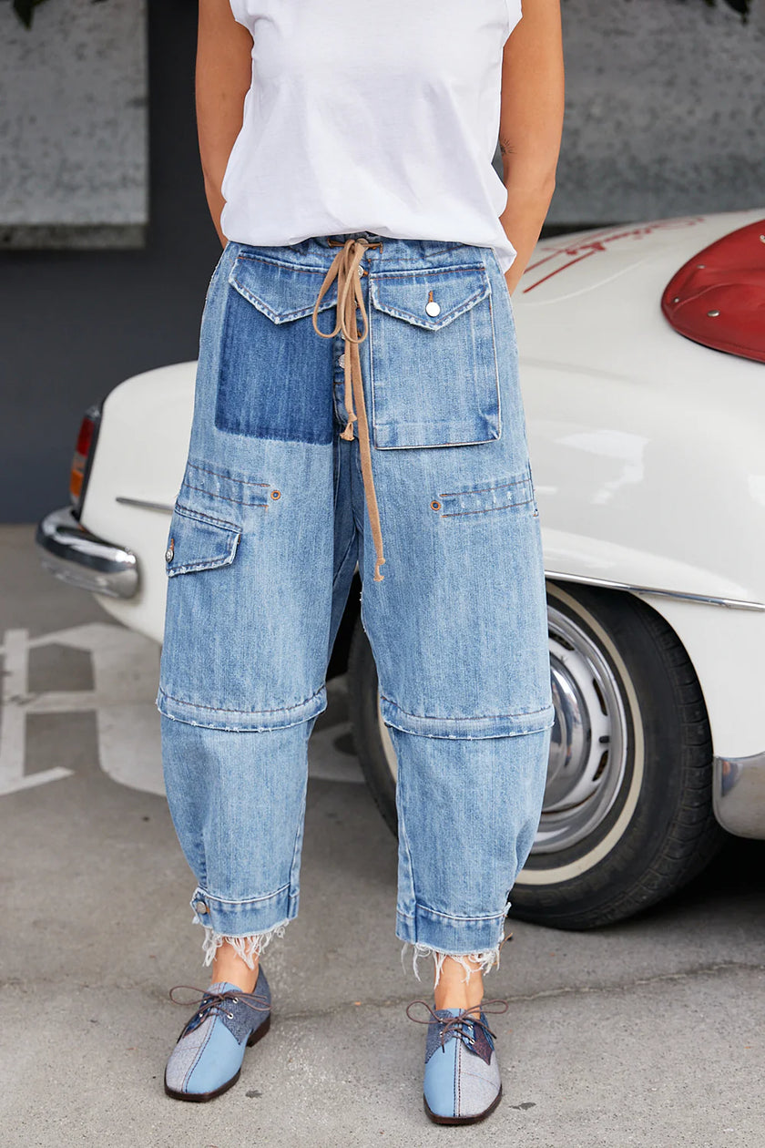 M. A. Dainty Trucker Pant Denim