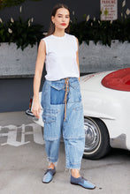 Load image into Gallery viewer, M. A. Dainty Trucker Pant Denim
