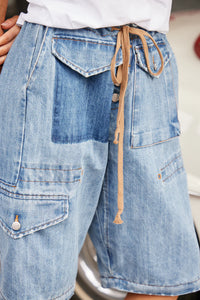 M. A. Dainty Trucker Pant Denim