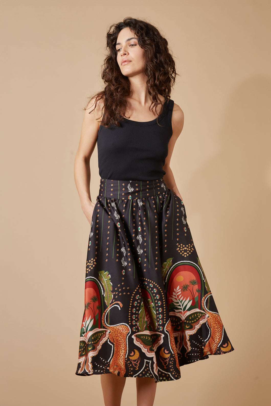 Traffic People Lorena Skirt Black