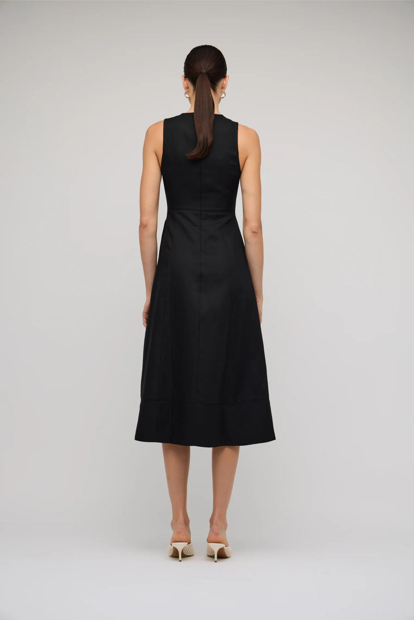Staple The Label Veda Midi Dress Black
