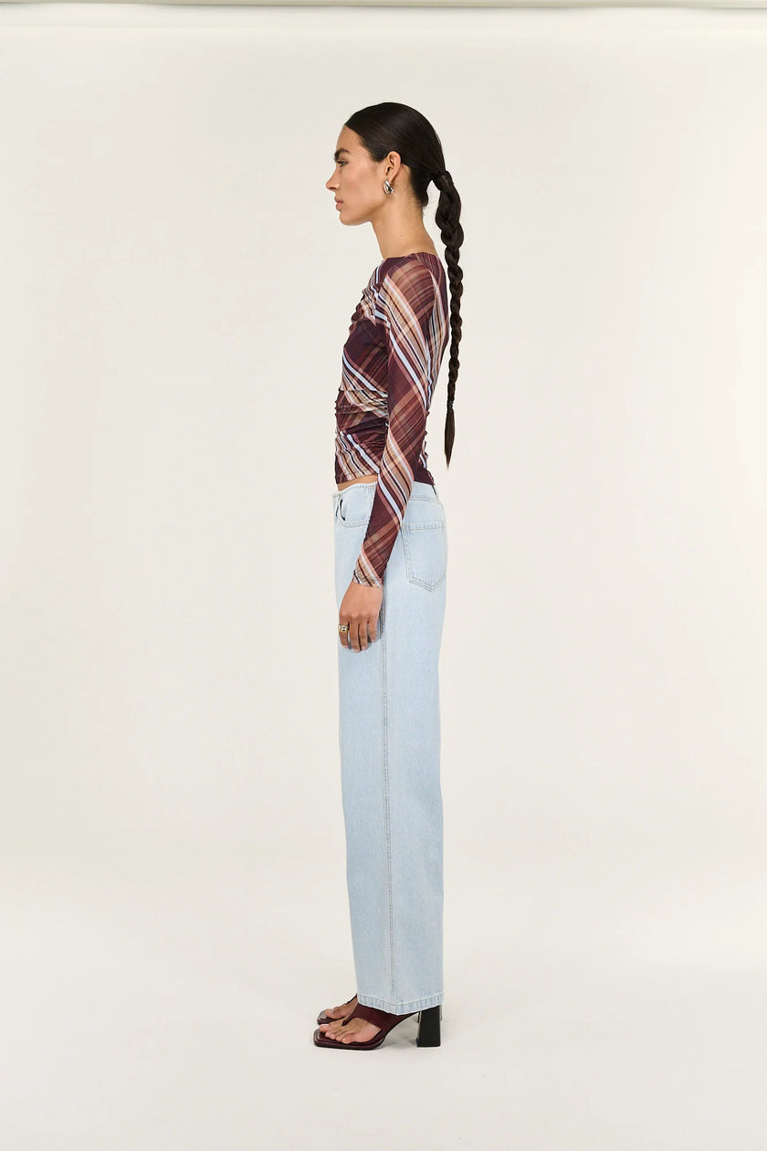 Staple The Label Arles Mesh Top Check