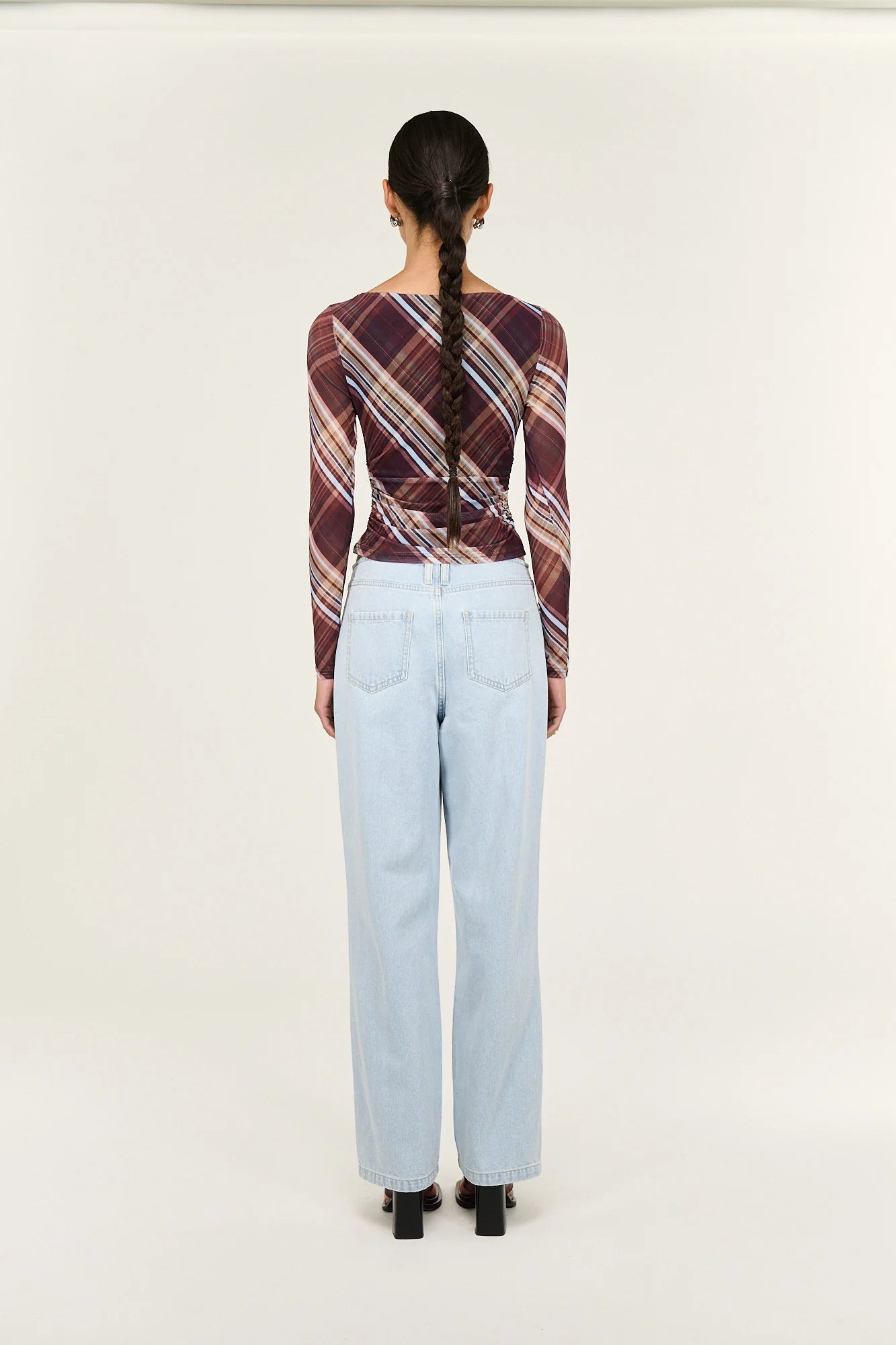 Staple The Label Arles Mesh Top Check