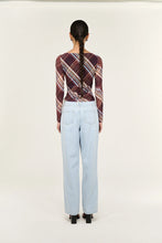 Load image into Gallery viewer, Staple The Label Arles Mesh Top Check
