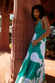Itami Marini Dress Mayan Green