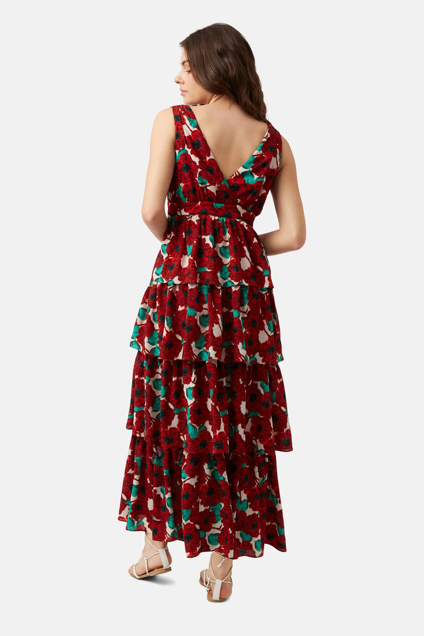 Traffic People Havana Dress Vintage Voodoo Red