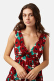 Traffic People Havana Dress Vintage Voodoo Red