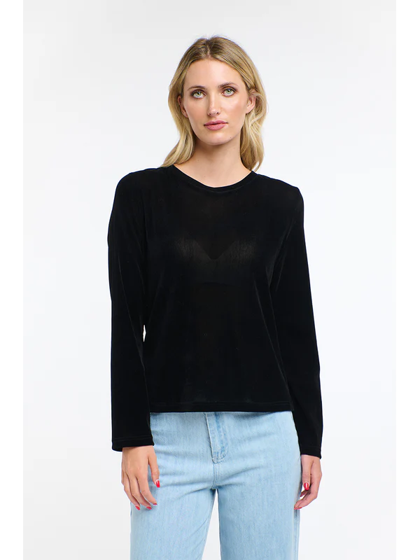 365 Days Velvet Underground Top Black