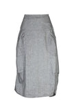 Olga De Polga Milwaukee Venice Beach Skirt Black Linen