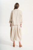 Olga de Polga Miwaukee Venice Beach Linen Skirt Oat