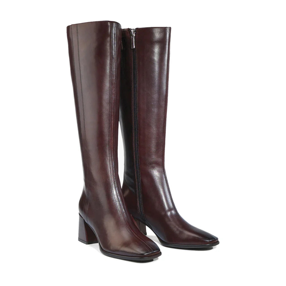 EOS Verina Long Boots Chestnut Leather