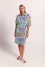 Load image into Gallery viewer, Wear Colour Cotton Shirtdress Kaleidoscope
