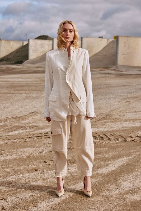 M. A. Dainty Trucker Pant Cream