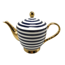 Load image into Gallery viewer, Lyndal T XL Teapot Navy Stripe
