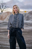 M. A. Dainty Trucker Pant Washed Black