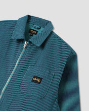 Load image into Gallery viewer, Stan Ray Zip Shirt Teal Hickory
