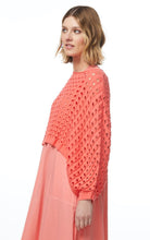 Load image into Gallery viewer, Zaket &amp; Plover Open Knit Shrug Coral
