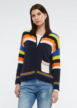 Load image into Gallery viewer, Zaket &amp; Plover Chunky Cotton Zip Up Navy
