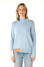 Load image into Gallery viewer, Zaket &amp; Plover Colour Block Trim Jumper Mist
