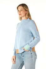 Load image into Gallery viewer, Zaket &amp; Plover Colour Block Trim Jumper Mist
