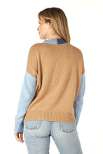 Load image into Gallery viewer, Zaket &amp; Plover Colour Block Trim Jumper Mist
