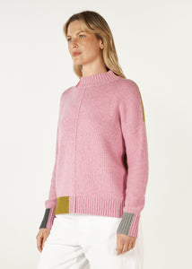 Zaket & Plover Colour Block Trim Jumper Parfait