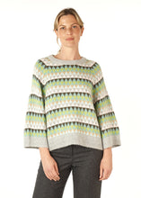 Load image into Gallery viewer, Zaket &amp; Plover Mohair Fairisle Jumper Marl
