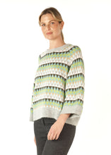 Load image into Gallery viewer, Zaket &amp; Plover Mohair Fairisle Jumper Marl
