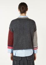 Load image into Gallery viewer, Zaket &amp; Plover Mohair Colour Block Jumper Charcoal
