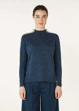 Load image into Gallery viewer, Zaket &amp; Plover Contrast Funnel Neck Denim
