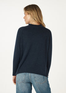 Zaket & Plover Essential Funnel Neck Denim