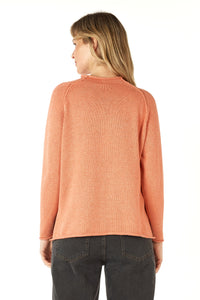 Zaket & Plover Essential Funnel Neck Peach