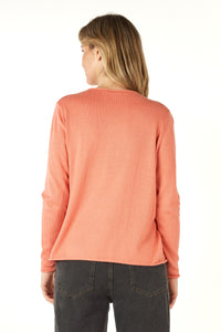 Zaket & Plover Essential Funnel Neck Peach