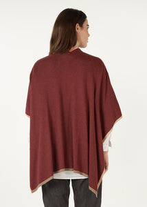 Zaket & Plover Poncho Shiraz