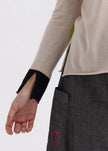 Zaket & Plover Elbow Patch Jumper Canvas