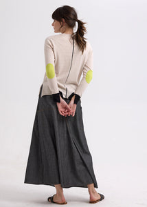Zaket & Plover Elbow Patch Jumper Canvas