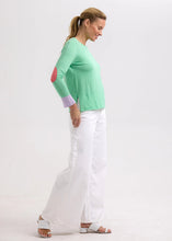 Load image into Gallery viewer, Zaket &amp; Plover Elbow Patch Jumper Spearmint
