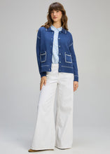 Load image into Gallery viewer, Zaket &amp; Plover Tailored Cardi Indigo
