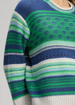 Zaket & Plover Stripe Pop Jumper Parsley