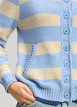Zaket & Plover Easy Stripes Hoodie Haze