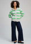 Zaket & Plover Easy Stripes Hoodie Mercury