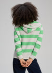 Zaket & Plover Easy Stripes Hoodie Mercury