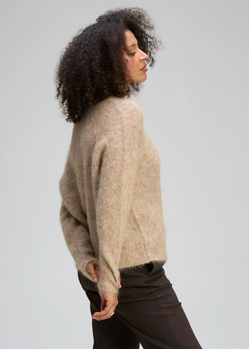 Zaket & Plover Alpaca Cardi Bark