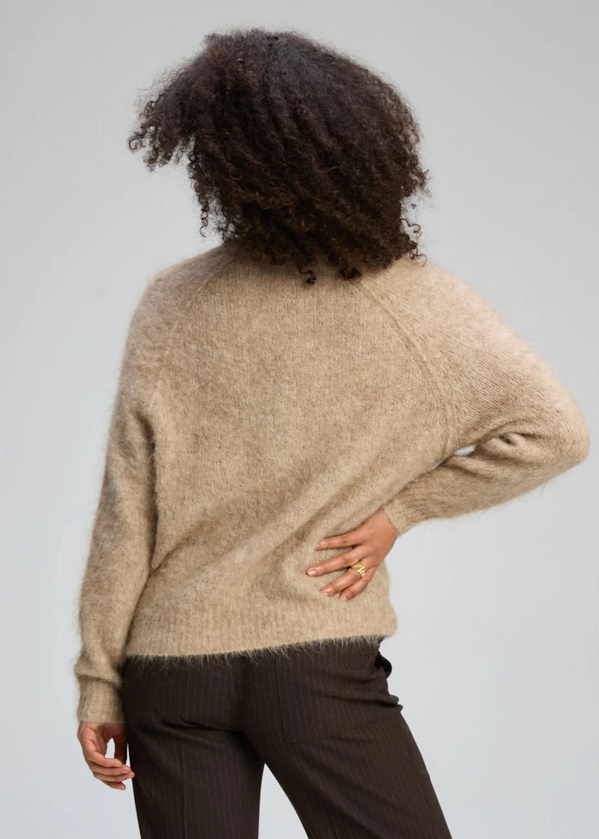 Zaket & Plover Alpaca Cardi Bark