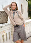 Zaket & Plover Alpaca Cardi Bark
