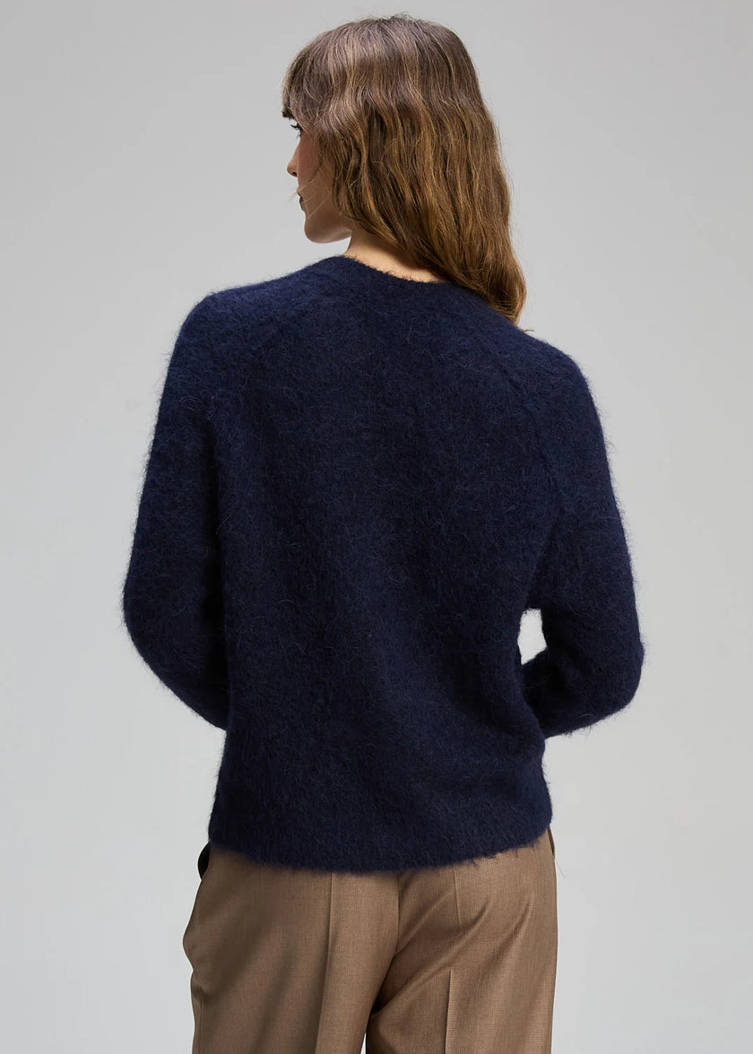 Zaket & Plover Alpaca Cardi Midnight
