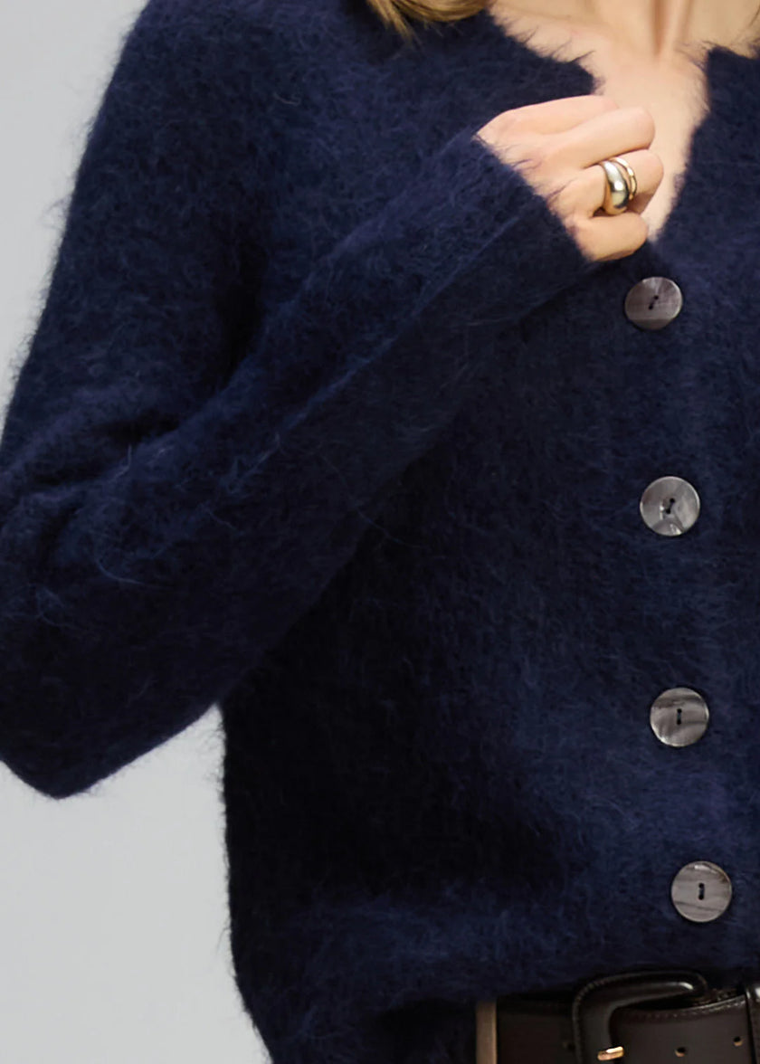 Zaket & Plover Alpaca Cardi Midnight